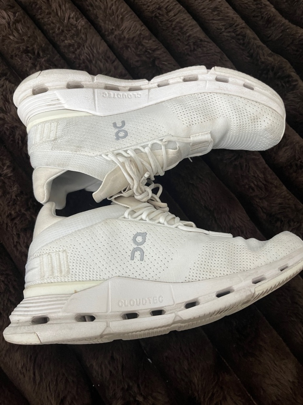 On Cloudtec Women's Athletic Running Shoes in White - Picture 7 of 11